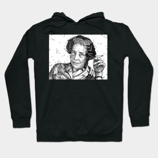 HANNAH ARENDT ink portrait .1 Hoodie